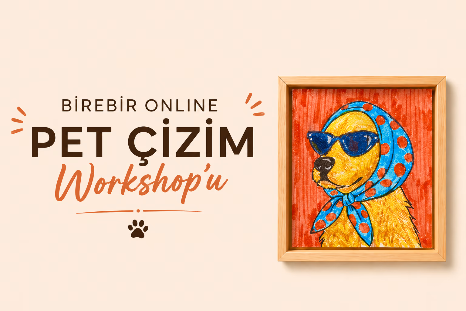 Birebir Online Pet Çizim Workshop’u 🐾